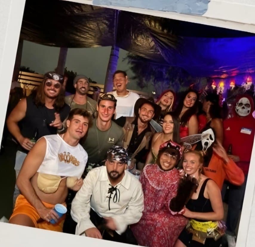 The BPC community dressed up for a Halloween night out